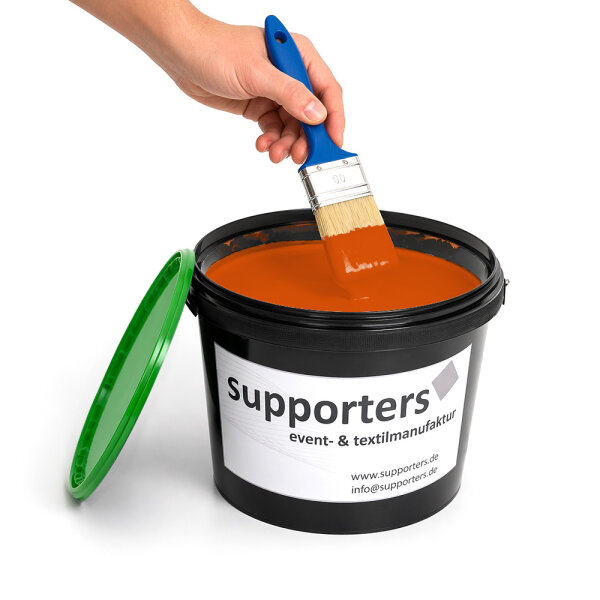Polyesterstoff Farbe Verkehrsorange RAL2009 - schwer entflammbar
