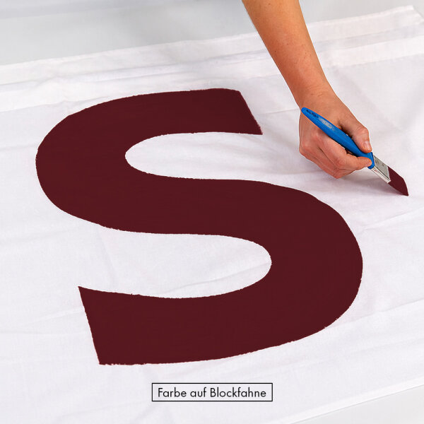Polyester substance color wine red RAL 3005 - flame retardant