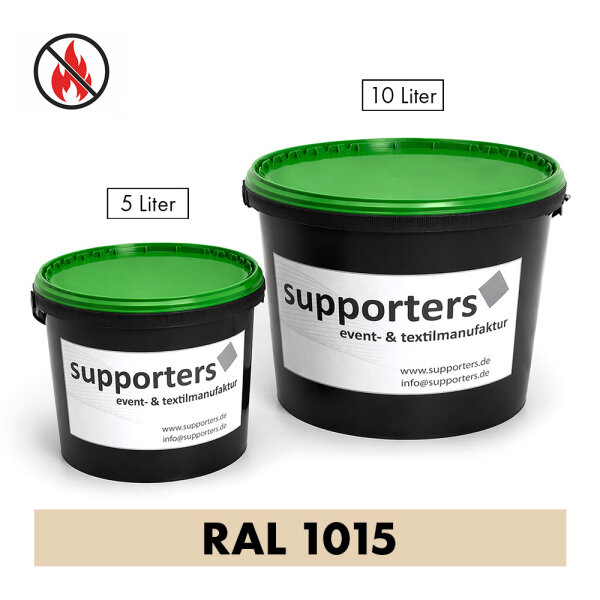 Vliesstoff Farbe Hellelfenbein RAL1015 - schwer entflammbar