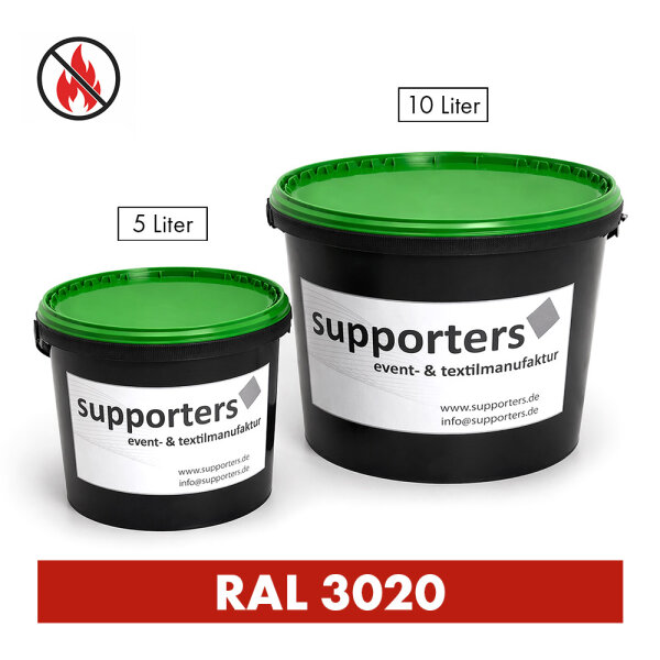 Couleur non tissée RAL3020 rouge signalisation - ignifuge