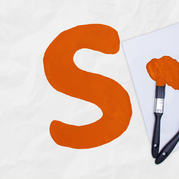 Papier Farbe Verkehrsorange RAL2009 - schwer entflammbar