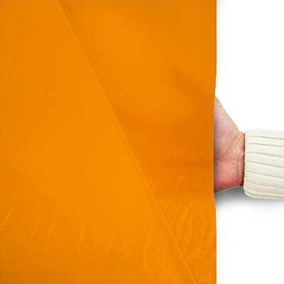 Folien Abdeckung Sitzplatz Husse schwer entflammbar 75x150cm - Orange