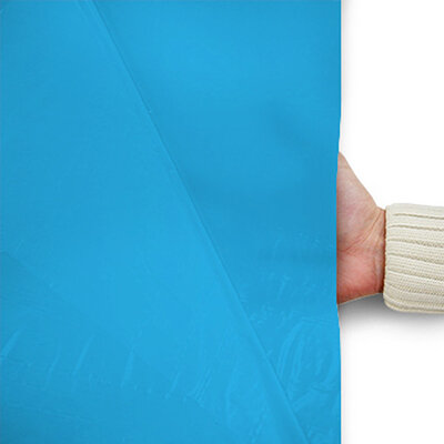 Feuille de couverture à rouleau siège lourde inflammable 0,75x200m - bleu clair