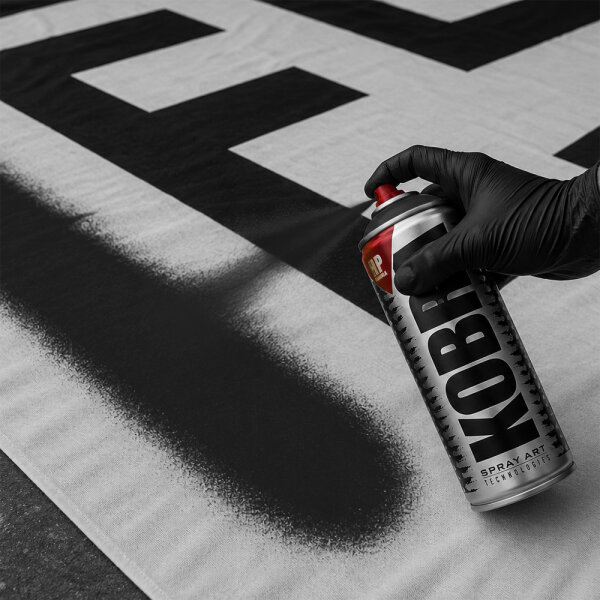 Spraydose Matt Black 400 ml - KOBRA