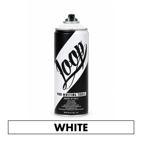 Spraydose White 400 ml - Loopcolors