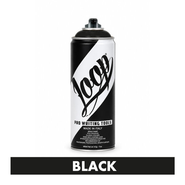 Spraydose Black 400 ml - Loopcolors
