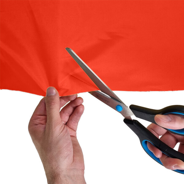 Tissu de polyester 1,5m 10m Rouge orange