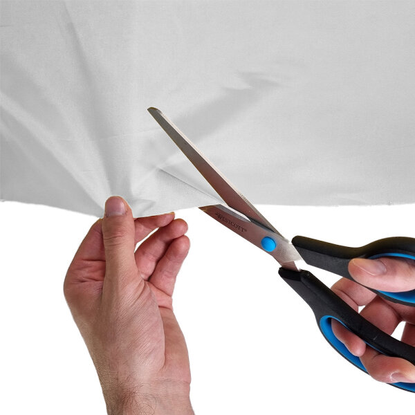 Tissu de polyester 1,5m 10m Argent