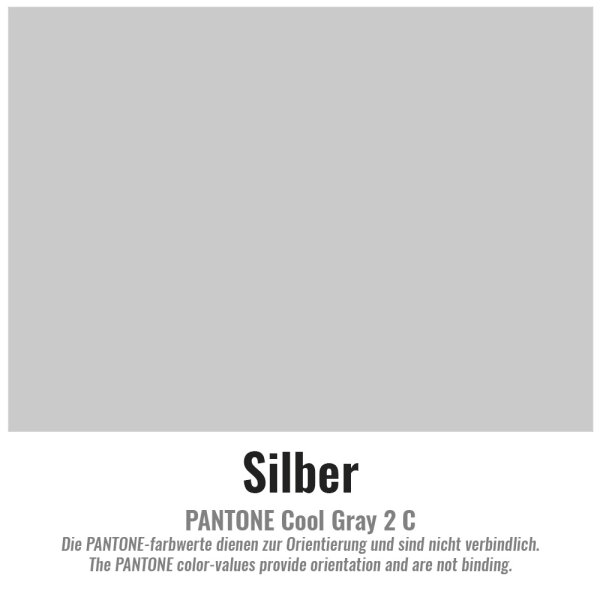 Tissu de polyester 1,5m 10m Argent