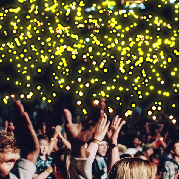 Ballons à LED - Jaune