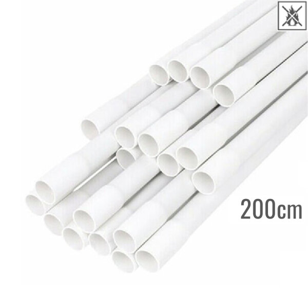 Fahnenstangen Plastik 200cm schwer entflammbar