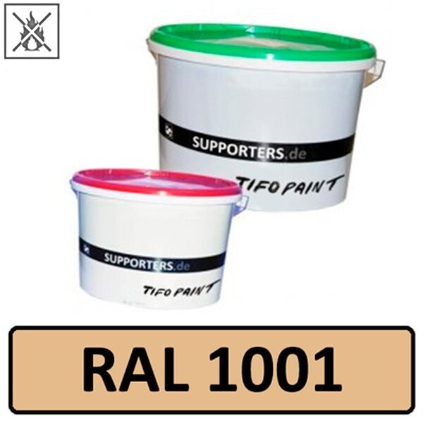 Couleur non tissée RAL1001 beige - ignifuge 5 litres