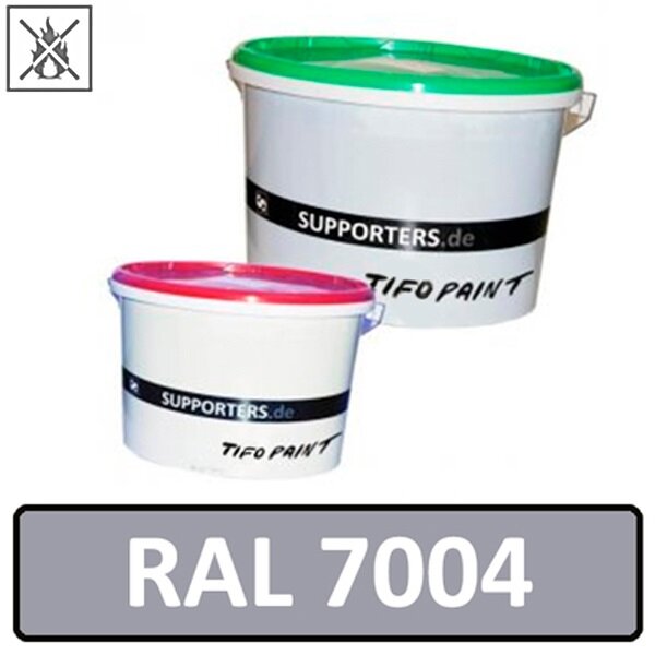 Couleur non tissée RAL7004 gris de sécurité - ignifuge 5 litres