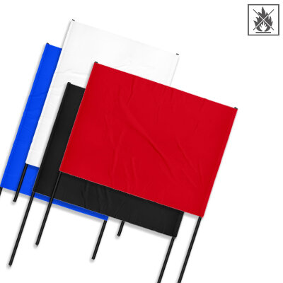 Double supports pour toiles plastifiées ignifuge