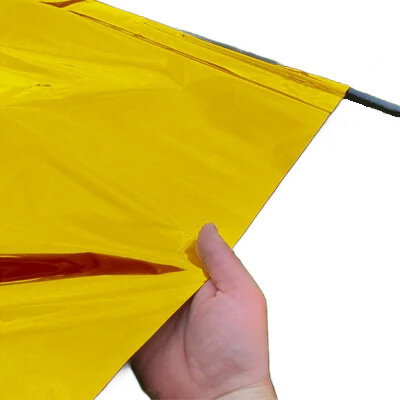 Métallique Double supports pour toiles plastifiées ignifuge