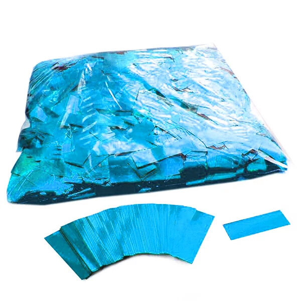 Confettis métalisés (difficilement inflammable) - bleu clair - 1kg