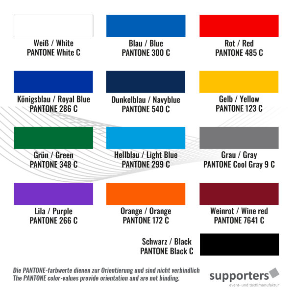 Foil flags according to pattern flame retardant