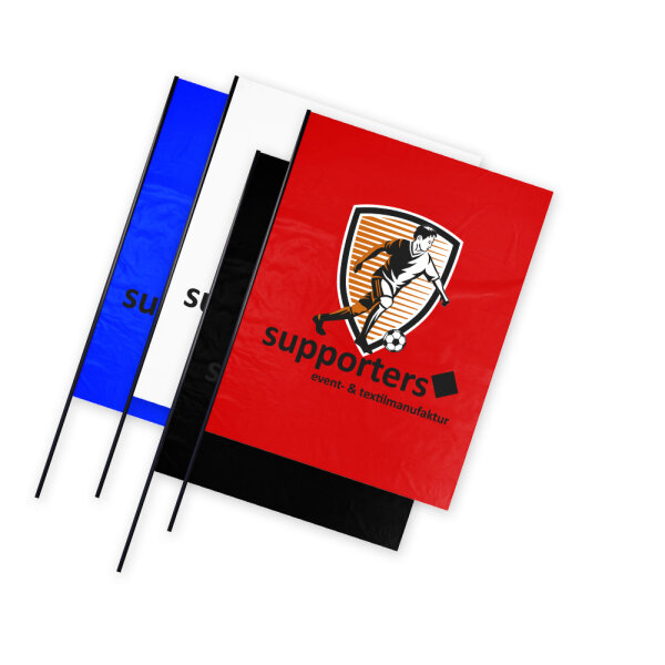 Folienfahne Motivdruck