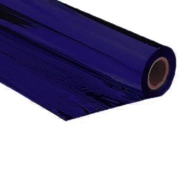 Rouleaux plastiques métalliques 1,50 x 10 mètres - Bleu royal