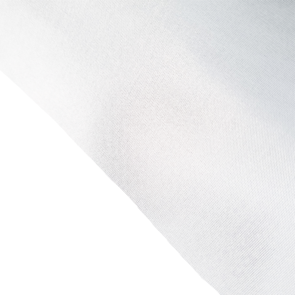TIFO Stoff Tafel Polyester schwer entflammbar 75x90cm Weiss