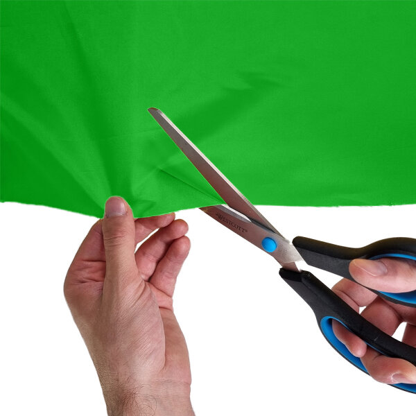 Polyester fabric 1,5m flame retardant 30m Green (light)