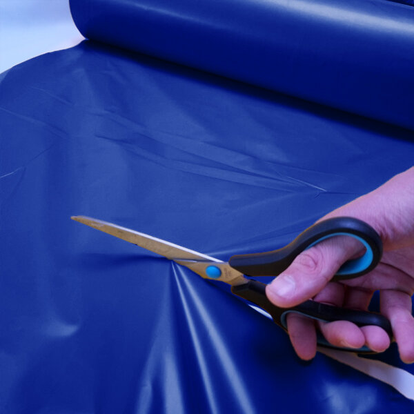 (B1) Rouleaux de toiles plastifiées Standard - 1,5x100m - bleu