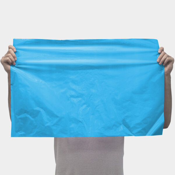 Plastic film sheet 30x40 Light Blue