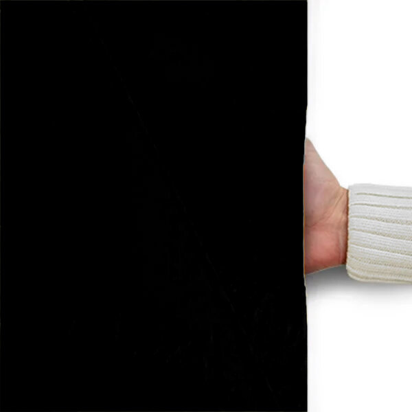 Plastic film roll standard 3x100m - black