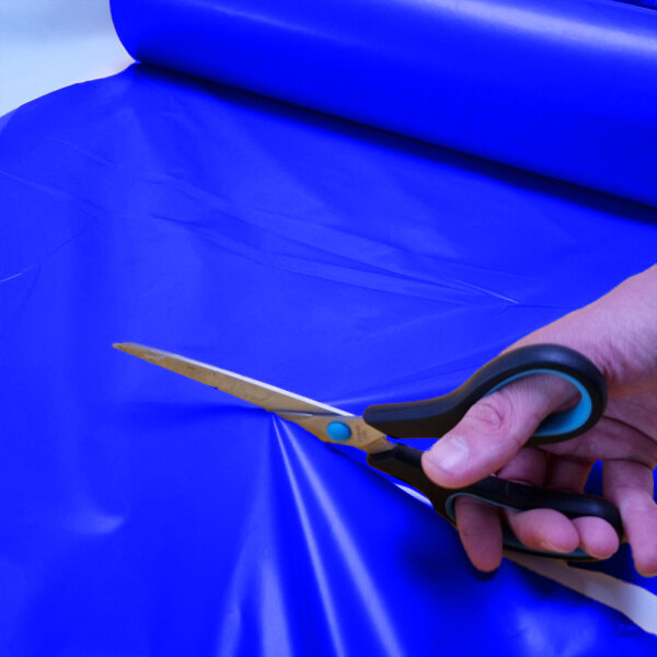 Plastic film roll standard 3x100m - blue