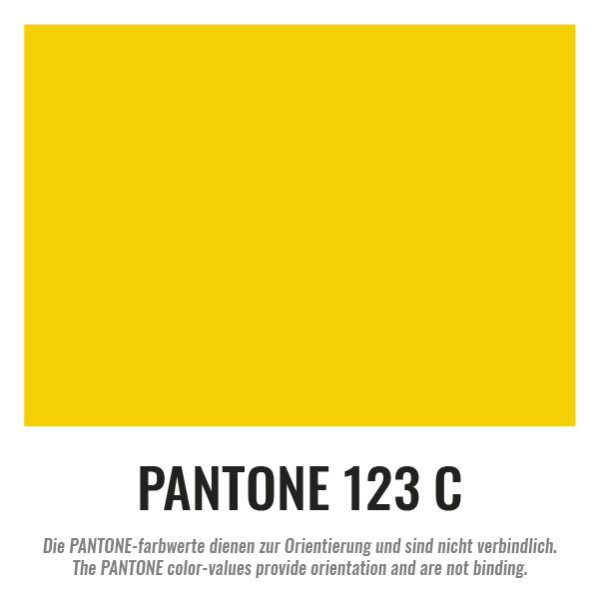 Plastic film roll standard 3x100m - yellow