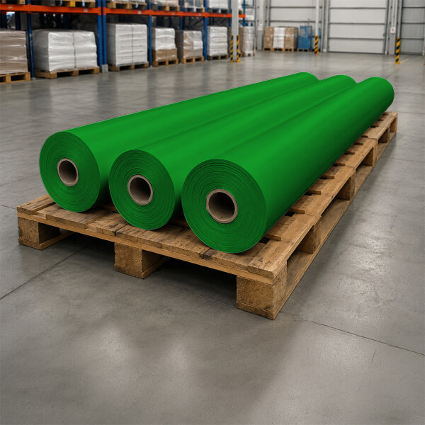 Plastic film roll standard 3x100m - green