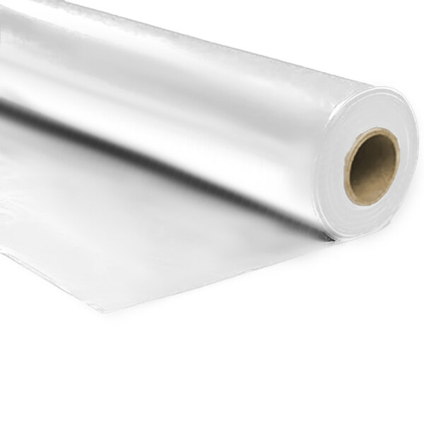 Plastic film roll standard fire retardant 1,5x100m - white