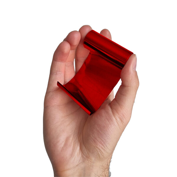 Metallic Wurfrolle - Rot