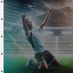 Bande de garniture blanche avec œillets tous les 50 cm